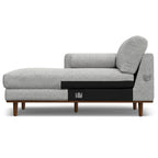 Mid Century 102-inch Wide Left Sofa Sectional