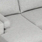 Mid Century 102-inch Wide Left Sofa Sectional