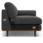Mid Century 102-inch Wide Left Sofa Sectional