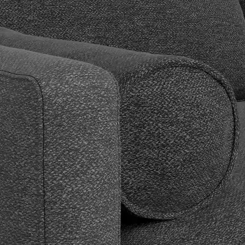 Mid Century 102-inch Wide Left Sofa Sectional
