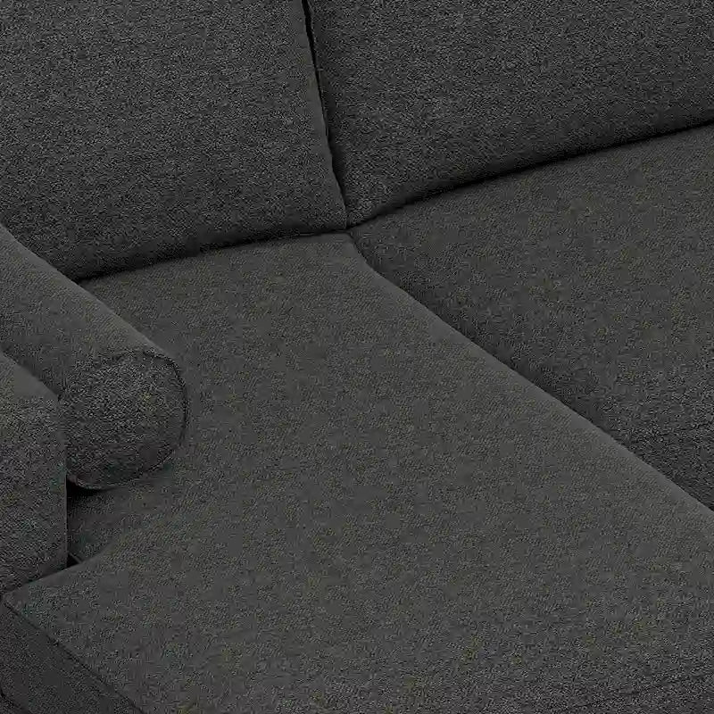Mid Century 102-inch Wide Left Sofa Sectional