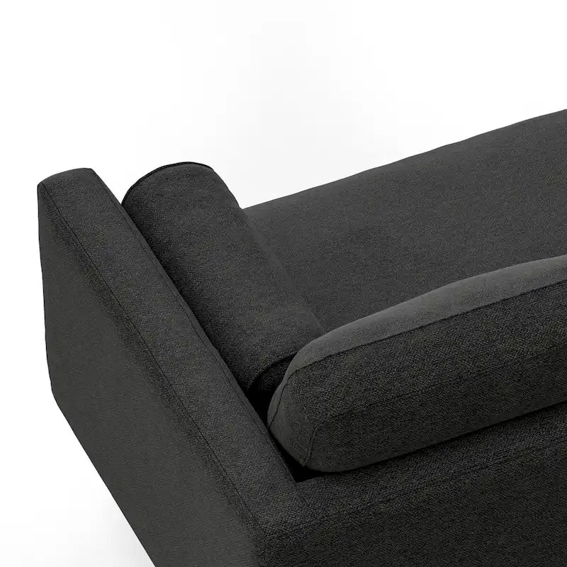 Mid Century 102-inch Wide Left Sofa Sectional