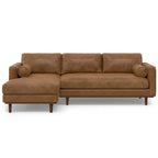 Mid Century 102-inch Wide Left Sofa Sectional