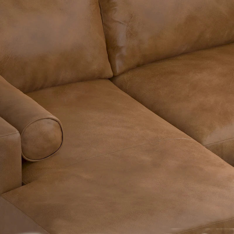 Mid Century 102-inch Wide Left Sofa Sectional