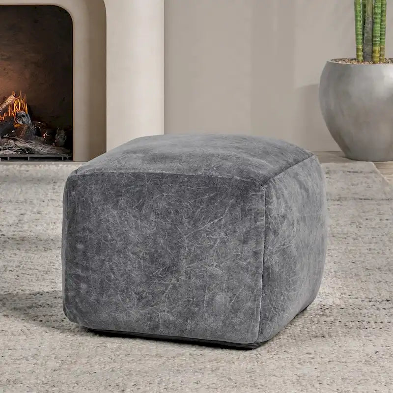 18 Velvet Pouf
