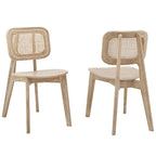Wood Dining Side Chair Set of 2