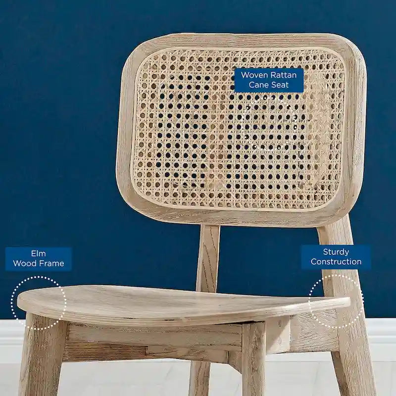 Wood Dining Side Chair Set of 2