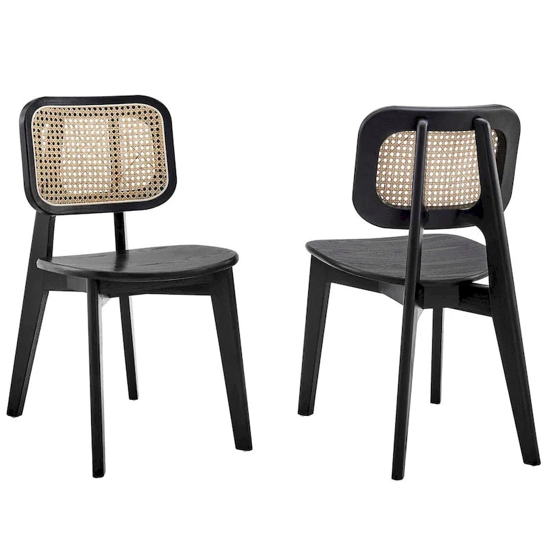 Wood Dining Side Chair Set of 2