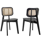 Wood Dining Side Chair Set of 2