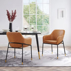 Leather Dining Chair Set of 2