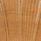 Bohemian Honey Rattan Accent Flower Chair