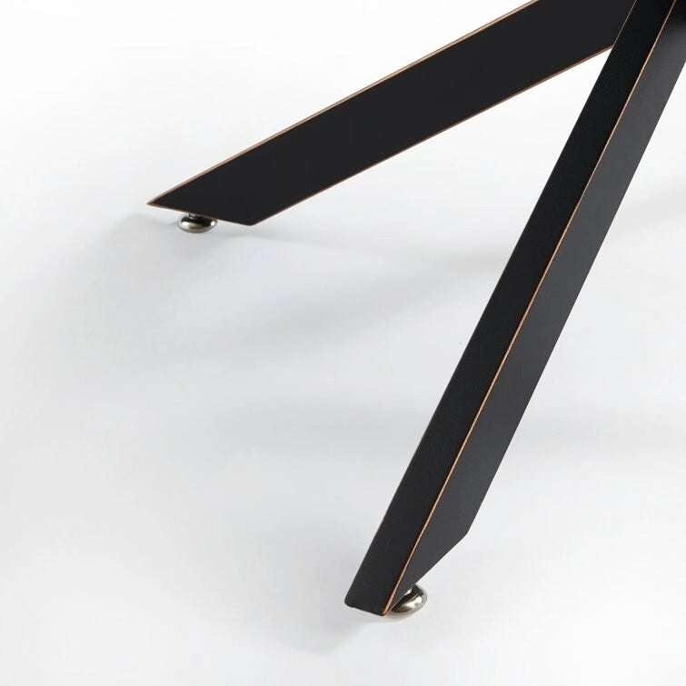 35.4 Round Coffee Table with Glass Top