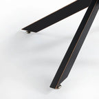 35.4 Round Coffee Table with Glass Top