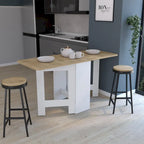 Gateleg Folding Space-Saving Table