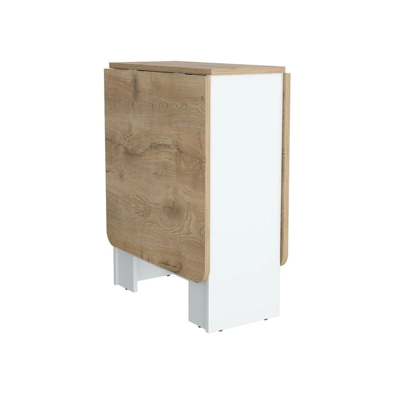 Gateleg Folding Space-Saving Table