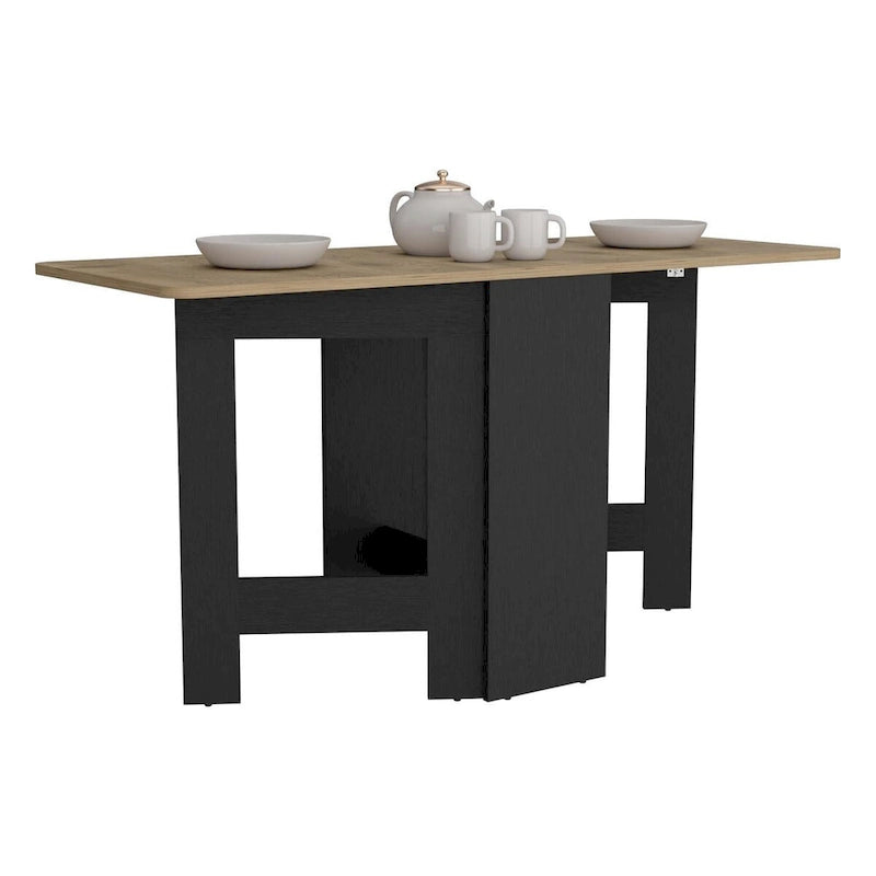 Gateleg Folding Space-Saving Table