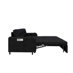 66.2Queen Pull Out Sofa Bed, Hydraulic System Convertible Sleeper Sofa