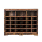 24-Cubby Shoe Cabinet and Sideboard for Hallway, Bedroom, or Living Room