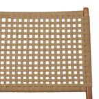 Wood Handmade Woven Living Room Accent Chair - Brown or Black