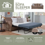 8-040M-A441V2 Sleeper Sofa with 2 Throw Pillows