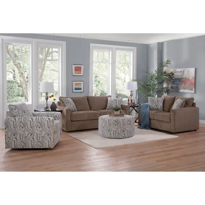 8-040M-A441V2 Sleeper Sofa with 2 Throw Pillows