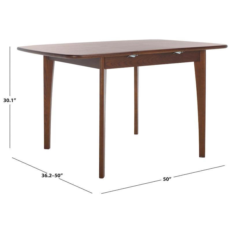 Extendable Dining Table, 50 x 50 x 30 Inches